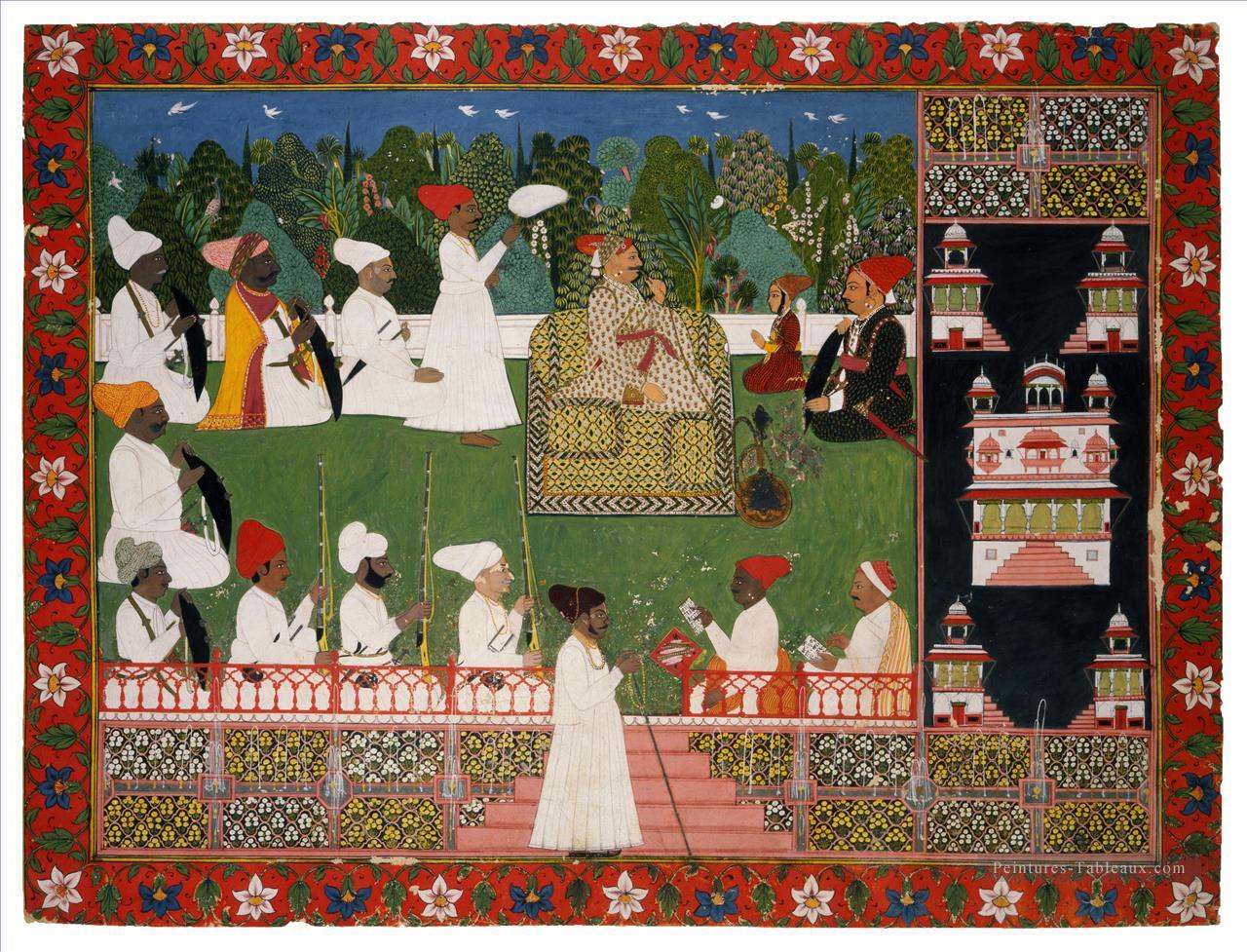 Maharaja Adjit Singh de Inde Peintures à l'huile